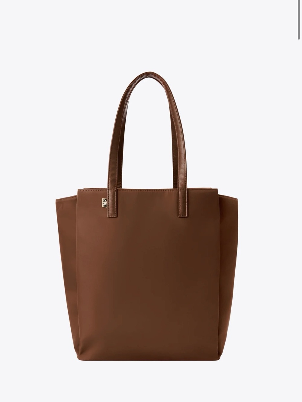 NWT BEIS Commuter Tote in Maple Brown